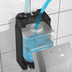 White Cleanline Wall Soap Dispenser - 700ml - JVD - Fourniresto