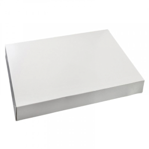 Varnished Cardboard Box for Catering Tray - Set of 100