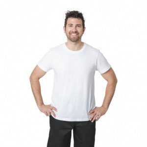 Unisex White T-shirt - Size M - FourniResto - Fourniresto
