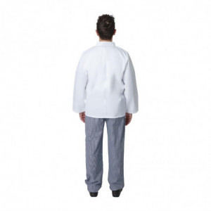 Casaco de Cozinha Unissexo Branco de Mangas Compridas Vegas - Tamanho M - Whites Chefs Clothing - Fourniresto