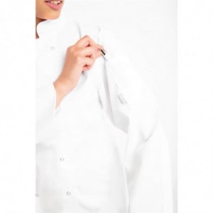 Casaco de Cozinha Unissexo Branco de Mangas Compridas Vegas - Tamanho Xxl - Whites Chefs Clothing - Fourniresto