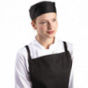 Gorro de Cozinha Preto em Poliéster/Algodão - Tamanho S 55,9 cm - Whites Chefs Clothing - Fourniresto
