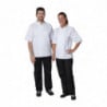 Casaco de Cozinha Unissexo Branco de Mangas Curtas Vegas - Tamanho Xxl - Whites Chefs Clothing - Fourniresto