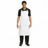 Avental Bavete Branco - Tamanho Xl 915 X 1066 Mm - Vestuário de Chefes Brancos - Fourniresto