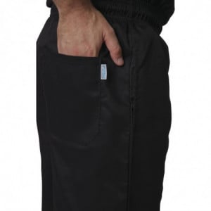Unisex Black Vegas Kitchen Trousers - Size M - Whites Chefs Clothing - Fourniresto