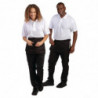 Apron Lemonade with Pockets and Zipper Black Polycotton 450 x 305 mm - Whites Chefs Clothing - Fourniresto
