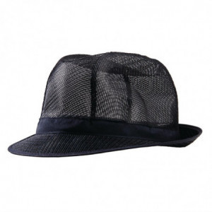 Navy Blue Trilby Hat With Mesh - Size S 550 mm - FourniResto - Fourniresto