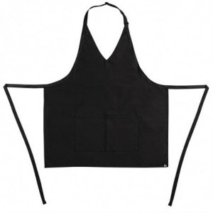 Tablier Bavette Tuxedo Noir En Polycoton 698 X 838 Mm - Chef Works - Fourniresto