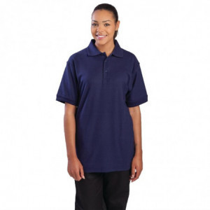 Unisex Navy Blue Polo Shirt - Size S - FourniResto - Fourniresto