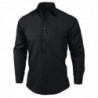 Camisa Formal Unissex Preta - Tamanho M - Chef Works - Fourniresto