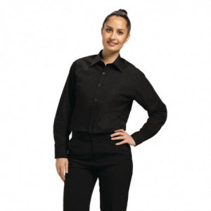 Chemise Habillée Mixte Noire - Taille Xl - Chef Works - Fourniresto