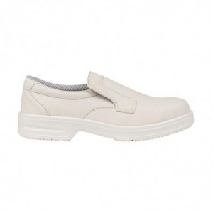 White Safety Moccasins - Size 37 - Lites Safety Footwear - Fourniresto