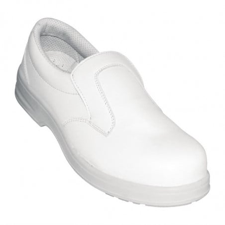Mocassins De Sécurité Blancs - Taille 38 - Lites Safety Footwear - Fourniresto