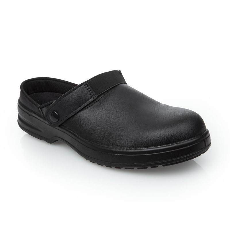 Black Mixed Safety Clogs - Size 39 - Lites Safety Footwear - Fourniresto
