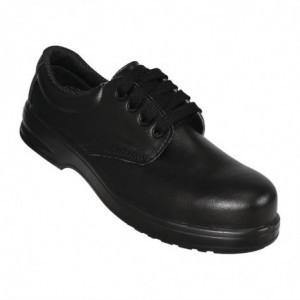 Black Lace-Up Safety Shoes - Size 36 - Lites Safety Footwear - Fourniresto