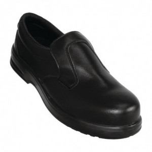 Black Safety Moccasins - Size 37 - Lites Safety Footwear - Fourniresto