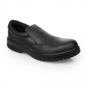 Black Safety Moccasins - Size 38 - Lites Safety Footwear - Fourniresto