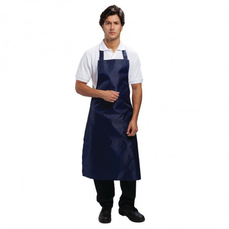 Waterproof Blue Bib Apron 1016 X 711 Mm - Whites Chefs Clothing - Fourniresto
