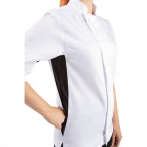 Casaco de Cozinha Unissexo Branco Nevada - Tamanho L - Whites Chefs Clothing - Fourniresto