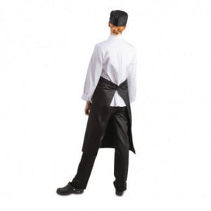 Avental Padrão Preto em Poliéster/Algodão 914 x 762 mm - Whites Chefs Clothing - Fourniresto