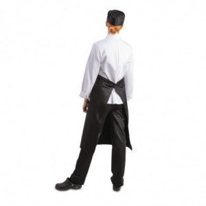 Tablier Standard Noir En Polycoton 914 X 762 Mm - Whites Chefs Clothing - Fourniresto