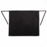 Standard Black Polycotton Apron 914 x 762 mm - Whites Chefs Clothing - Fourniresto