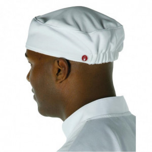 Total White Kitchen Skull Cap - Chef Works - Fourniresto
