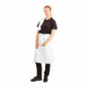 Avental de garçom padrão branco 1000 x 700 mm - Roupas de chef branco - Fourniresto