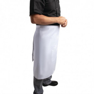 Standard White Server Apron 1000 X 700 mm - Whites Chefs Clothing - Fourniresto