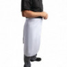 Avental de garçom padrão branco 1000 x 700 mm - Roupas de chef branco - Fourniresto