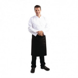 Tablier De Serveur Standard Noir 1000 X 700 Mm - Whites Chefs Clothing - Fourniresto