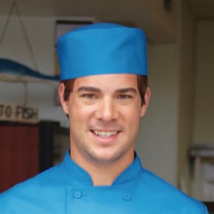 Cool Vent Blue Kitchen Skull Cap - One Size - Chef Works - Fourniresto