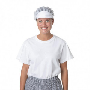 Charlotte in White Nylon - One Size - Whites Chefs Clothing - Fourniresto