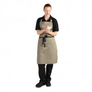 Avental Bavete Olive em Poliéster/Algodão 711 x 965 mm - Vestuário de Chefes Whites - Fourniresto