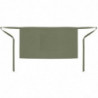 Avental de Servidor Curto Verde em Poliéster/Algodão 373 x 750 mm - Whites Chefs Clothing - Fourniresto