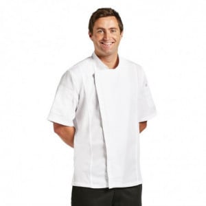 Casaco de Cozinha Unissex Branco Urban Springfield - Tamanho M - Chef Works - Fourniresto