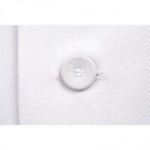 White Unisex Long Sleeve Calgary Kitchen Jacket - Size M - Chef Works - Fourniresto