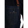 Indigo Memphis Bib Apron in Cotton 760 x 865 mm - Chef Works - Fourniresto