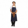 Avental de Servidor em Denim Azul com Cinto de Algodão 1000 x 700 mm - Whites Chefs Clothing - Fourniresto