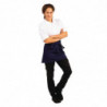 Tablier de Serveur Court Bleu Marine en Polycoton 373 x 750 mm - Whites Chefs Clothing - Fourniresto