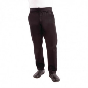 Pantalon Slim Noir pour Homme - Taille M - Chef Works - Fourniresto