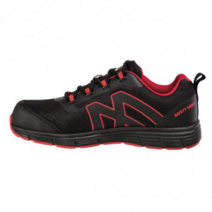 Black Lightweight Safety Shoes - Size 37 - Slipbuster Footwear - Fourniresto