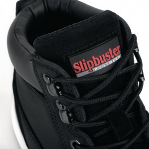 High Leather Safety Shoes - Size 45 - Slipbuster Footwear - Fourniresto
