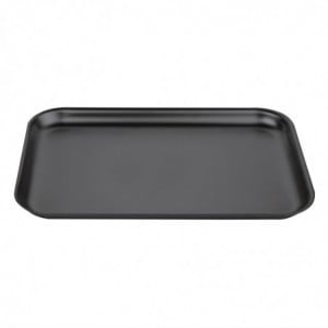 Anodized Aluminum Cooking Plate 320 X 215 mm - Vogue - Fourniresto