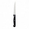 Meat Knife with Black Handle Serrated Blade 215 mm - Set of 12 - Olympia - Fourniresto