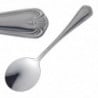 Round Jesmond Stainless Steel Soup Spoon - Set of 12 - Olympia - Fourniresto