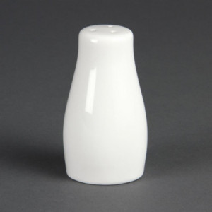 White Salt Shaker 90 mm - Set of 12 - Olympia - Fourniresto