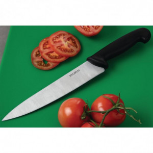 Couteau De Cuisinier Noir Lame De 21,5 Cm - Hygiplas - Fourniresto