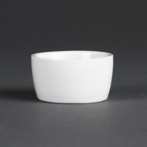 Pot À Beurre Blanc Whiteware 62 Mm - Lot De 12 - Olympia - Fourniresto