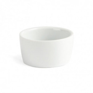 Pote de manteiga branca Whiteware 62 mm - Conjunto de 12 - Olympia - Fourniresto